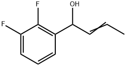 (E)-1-(2,3-difluorophenyl)but-2-en-1-ol Structure