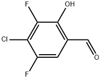 4-Chloro-3,5-difluoro-2-hydroxybenzaldehyde Structure