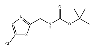 (5-Chloro-thiazol-2-ylmethyl)-carbamic acid tert-butyl ester Structure