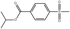 1-Methylethyl 4-(methylsulfonyl)benzoate Structure