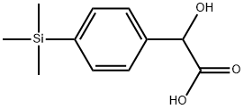 α-Hydroxy-4-(trimethylsilyl)benzeneacetic acid Structure