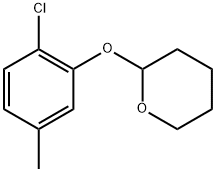 2-(2-Chloro-5-methylphenoxy)tetrahydro-2H-pyran Structure