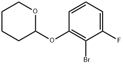 2-(2-Bromo-3-fluorophenoxy)tetrahydro-2H-pyran Structure