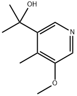 2-(5-methoxy-4-methylpyridin-3-yl)propan-2-ol Structure