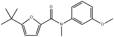 5-(tert-butyl)-N-(3-methoxyphenyl)-N-methylfuran-2-carboxamide Structure