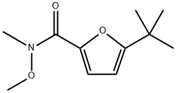 5-(tert-butyl)-N-methoxy-N-methylfuran-2-carboxamide Structure