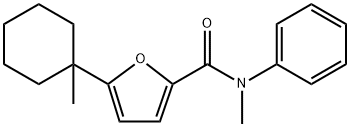 N-methyl-5-(1-methylcyclohexyl)-N-phenylfuran-2-carboxamide Structure