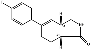 rel-(3aS,7aR)-5-(4-fluorophenyl)-2,3,3a,6,7,7a-hexahydro-1H-isoindol-1-one Structure