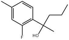 2-Fluoro-α,4-dimethyl-α-propylbenzenemethanol Structure