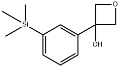 3-(3-(trimethylsilyl)phenyl)oxetan-3-ol Structure