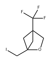 1-(Iodomethyl)-4-(trifluoromethyl)-2-oxabicyclo[2.1.1]hexane Structure