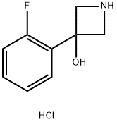 3-(2-fluorophenyl)azetidin-3-ol hydrochloride Structure