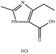 1H-Imidazole-5-carboxylic acid, 4-ethyl-2-methyl-, hydrochloride (1:1) Structure