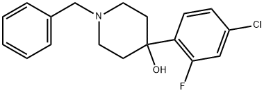 4-(4-Chloro-2-fluorophenyl)-1-(phenylmethyl)-4-piperidinol Structure