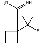 1-(trifluoromethyl)cyclobutane-1-carboximidamide Structure