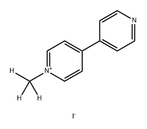 Pyridinium, 1-methyl-d3-4-(4-pyridyl)-, iodide (8CI) Structure