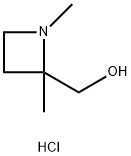 (1,2-Dimethylazetidin-2-yl)methanol hydrochloride Structure