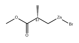 Zinc, bromo(3-methoxy-2-methyl-3-oxopropyl)- Structure