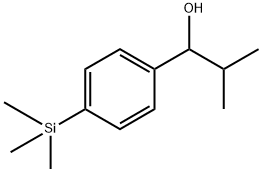 2-methyl-1-(4-(trimethylsilyl)phenyl)propan-1-ol Structure