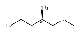 (R)-3-Amino-4-methoxybutan-1-ol 구조식 이미지