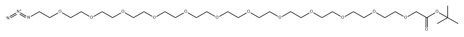 Azido-PEG12-CH2COOtBu Structure