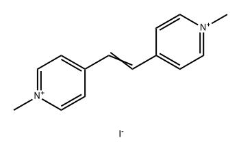 4,4'-(ethene-1,2-diyl)bis(1-methylpyridin-1-ium) iodide Structure