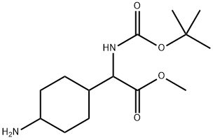 methyl
2-(4-aminocyclohexyl)-2-{[(tert-butoxy)carbonyl]a
mino}acetate Structure