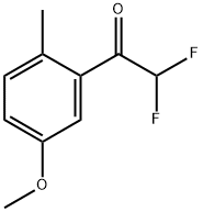 2,2-Difluoro-1-(5-methoxy-2-methylphenyl)ethanone Structure