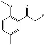2-fluoro-1-(2-methoxy-5-methylphenyl)ethanone Structure
