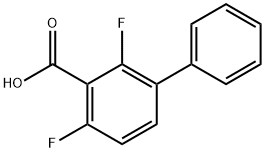 2,4-Difluoro-[1,1'-biphenyl]-3-carboxylic acid Structure