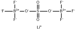 Borate(2-), hexafluoro[μ-[sulfato(2-)-κO:κO']]di-, lithium (1:2) Structure