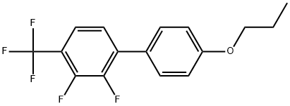 2,3-Difluoro-4'-propoxy-4-(trifluoromethyl)-1,1'-biphenyl Structure