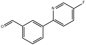 3-(5-fluoropyridin-2-yl)benzaldehyde Structure