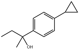 2-(4-cyclopropylphenyl)butan-2-ol Structure