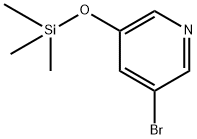 3-Bromo-5-[(trimethylsilyl)oxy]pyridine Structure