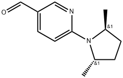 6-((2S,5S)-2,5-Dimethylpyrrolidin-1-yl)nicotinaldehyde Structure