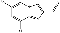 6-Bromo-8-chloro-imidazo[1,2-a]pyridine-2-carbaldehyde Structure