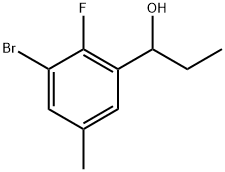 1-(3-bromo-2-fluoro-5-methylphenyl)propan-1-ol Structure