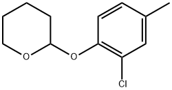 2-(2-Chloro-4-methylphenoxy)tetrahydro-2H-pyran Structure