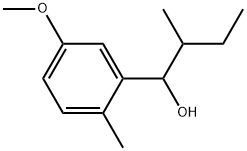 5-Methoxy-2-methyl-α-(1-methylpropyl)benzenemethanol Structure