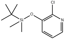 2-Chloro-3-[[(1,1-dimethylethyl)dimethylsilyl]oxy]pyridine Structure