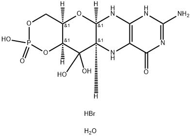 Fosdenopterin hydrobromide dihydrate Structure