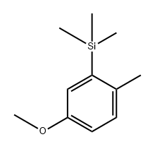 (5-methoxy-2-methylphenyl)trimethylsilane Structure