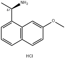 (1R)-1-(7-Methoxynaphthalen-1-yl)ethanamine hydrochloride Structure