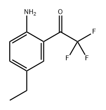 1-(2-Amino-5-ethylphenyl)-2,2,2-trifluoroethanone Structure