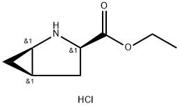 Ethyl (1R,3R,5R)-2-azabicyclo[3.1.0]hexane-3-carboxylate hydrochloride 구조식 이미지