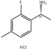 (R)-1-(2-fluoro-4-methylphenyl)ethan-1-amine hydrochloride Structure