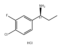 (S)-1-(4-chloro-3-fluorophenyl)propan-1-amine Structure