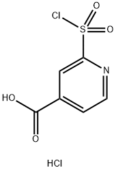 2-(Chlorosulfonyl)isonicotinic acid hydrochloride Structure