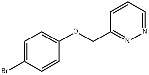 Pyridazine, 3-[(4-bromophenoxy)methyl]- Structure